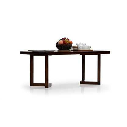 OGESTA Sheesham Wood Coffee Table with Premium Leg, Modern Living Room End Table, Walnut Finish